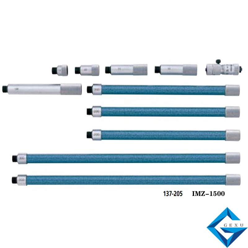 內(nèi)徑千分尺接桿式（合金頭）137-207，IMZ-300W測(cè)量50-300mm